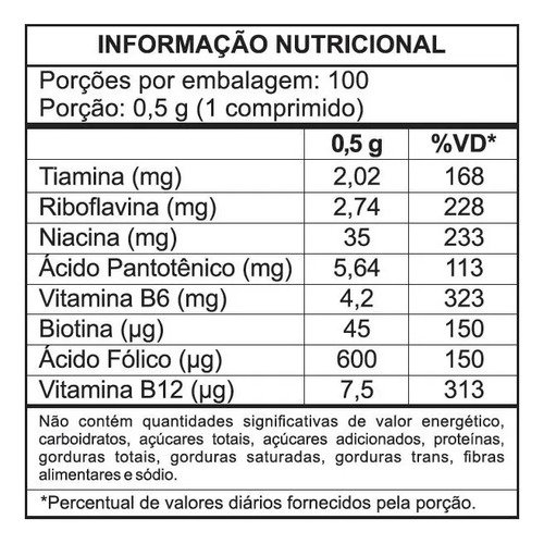 Complexo B Concentrado 100 Comprimidos Sidney Oliveira Ue Sem Sabor - Imagem 7