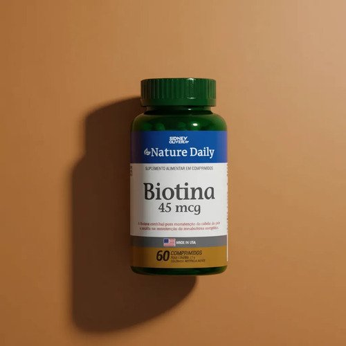 Biotina 45mcg Sidney Oliveira Usa 60 Comprimidos - Imagem 9