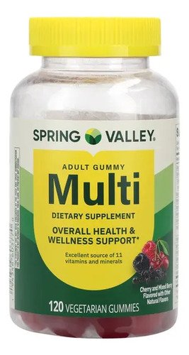 Spring Valley Multi Vitaminas 120 Vegetarian Gummies Cherry