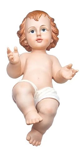 Imagem Menino Jesus Cristo Bb Presépio Santini 21 Cm Tradicional