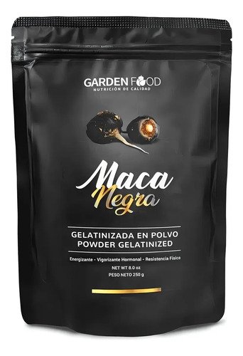 Maca Negra Preta Peruana Orgânica Gelatinizada 100% Pura Maçã - Maçã - Sachê