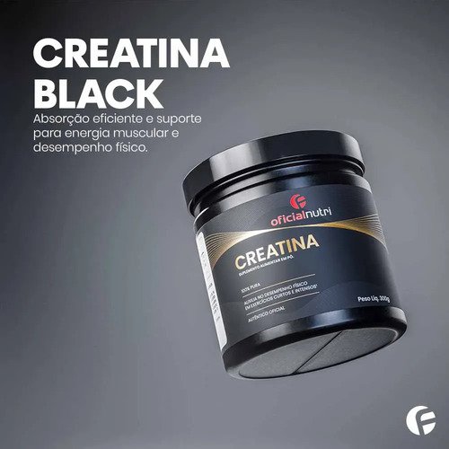 Oficialfarma Creatina 300g 100% Pura Oficialnutri Sem - SEM - Pote - Imagem 2