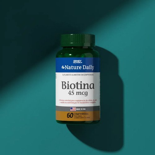 Biotina 45mcg Sidney Oliveira Usa 60 Comprimidos - Imagem 6