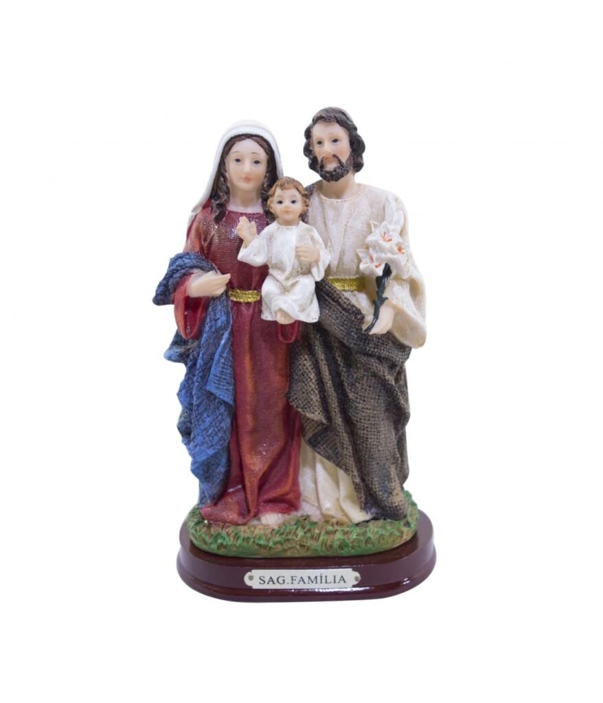 Sagrada Família 16cm - Enfeite Resina