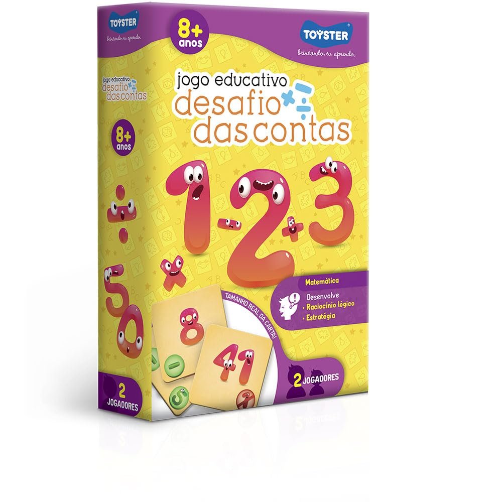 Jogo Educativo Desafio Das Contas  Toyster  3273