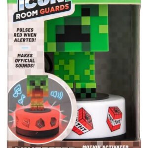 Luminaria Minecraft Icom Room Luz Ativada Por Movimento Som Verde Branco 220-240 V