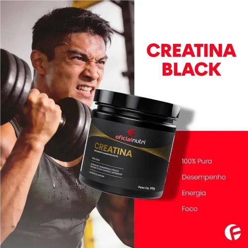 Oficialfarma Creatina 300g 100% Pura Oficialnutri Sem - SEM - Pote - Imagem 5